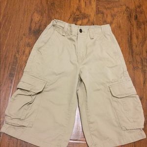 Boys khaki shorts